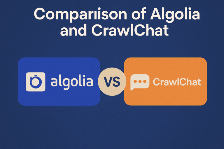 Comparison of Algolia and CrawlChat